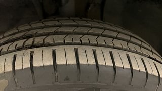 Used 2023 Tata Punch Creative AMT Petrol Automatic tyres LEFT FRONT TYRE TREAD VIEW