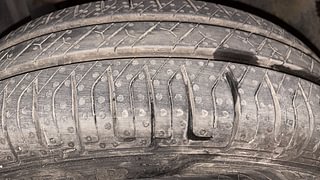 Used 2015 Datsun GO [2014-2019] T Petrol Manual tyres LEFT FRONT TYRE TREAD VIEW