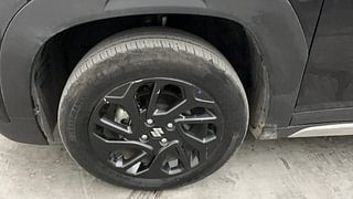 Used 2024 Maruti Suzuki Fronx Zeta 1.0L Turbo MT Petrol Manual tyres LEFT FRONT TYRE RIM VIEW