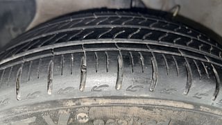 Used 2024 Hyundai Aura SX 1.2 CNG Petrol+cng Manual tyres LEFT FRONT TYRE TREAD VIEW