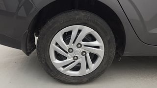 Used 2023 Hyundai Aura S 1.2 CNG Petrol Petrol+cng Manual tyres RIGHT REAR TYRE RIM VIEW