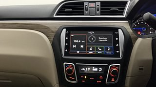 Used 2022 Maruti Suzuki Ciaz Alpha Petrol Petrol Manual interior MUSIC SYSTEM & AC CONTROL VIEW