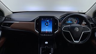 Used 2021 MG Motors Hector Plus Sharp 2.0 Diesel Turbo MT 6-STR Dual Tone Diesel Manual interior DASHBOARD VIEW