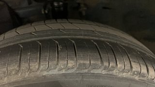 Used 2017 Nissan Micra [2013-2020] XV CVT Petrol Automatic tyres LEFT FRONT TYRE TREAD VIEW