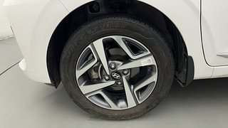 Used 2024 Hyundai Aura SX 1.2 CNG Petrol+cng Manual tyres LEFT FRONT TYRE RIM VIEW