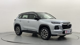 Used 2023 Maruti Suzuki Grand Vitara Alpha Smart Hybrid Dual Tone Petrol Manual exterior RIGHT FRONT CORNER VIEW