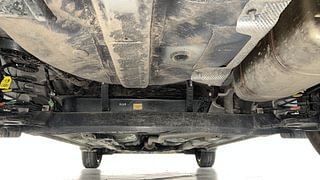 Used 2024 Hyundai Aura SX 1.2 CNG Petrol+cng Manual extra REAR UNDERBODY VIEW (TAKEN FROM REAR)