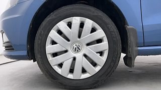 Used 2017 Volkswagen Ameo [2016-2020] Comfortline Plus 1.5 (D) Diesel Manual tyres LEFT FRONT TYRE RIM VIEW