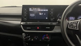 Used 2021 Kia Seltos HTK Plus D Diesel Manual interior MUSIC SYSTEM & AC CONTROL VIEW