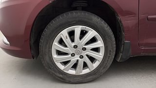 Used 2016 Maruti Suzuki Swift Dzire ZXI Petrol Manual tyres LEFT FRONT TYRE RIM VIEW