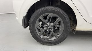 Used 2020 Hyundai Grand i10 Nios Sportz AMT 1.2 Kappa VTVT Petrol Automatic tyres RIGHT REAR TYRE RIM VIEW