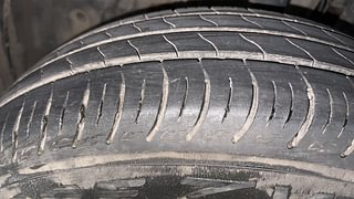 Used 2022 Renault Triber RXZ Petrol Manual tyres LEFT FRONT TYRE TREAD VIEW