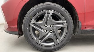 Used 2021 Hyundai New i20 Sportz 1.2 MT Petrol Manual tyres LEFT FRONT TYRE RIM VIEW