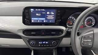Used 2021 Hyundai Grand i10 Nios Sportz 1.2 Kappa VTVT CNG Petrol+cng Manual interior MUSIC SYSTEM & AC CONTROL VIEW