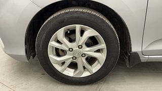 Used 2021 honda Amaze 1.5 V CVT i-DTEC Diesel Automatic tyres LEFT FRONT TYRE RIM VIEW