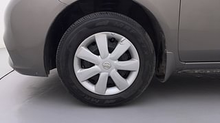 Used 2013 Nissan Sunny [2011-2014] XL Petrol Manual tyres LEFT FRONT TYRE RIM VIEW