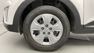 Used 2015 Hyundai Creta [2015-2018] 1.6 S Petrol Petrol Manual tyres LEFT FRONT TYRE RIM VIEW