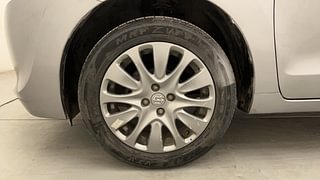 Used 2017 Maruti Suzuki Baleno [2015-2019] Alpha Petrol Petrol Manual tyres LEFT FRONT TYRE RIM VIEW