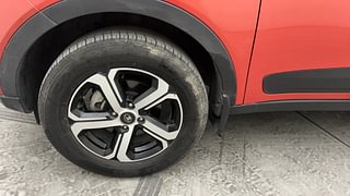 Used 2022 Tata Nexon XZA Plus Dualtone Roof AMT S Petrol Automatic tyres LEFT FRONT TYRE RIM VIEW