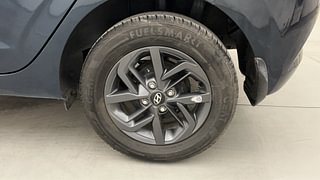 Used 2022 Hyundai Grand i10 Nios Sportz 1.2 Kappa VTVT CNG Petrol+cng Manual tyres LEFT REAR TYRE RIM VIEW
