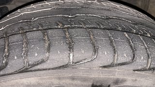 Used 2023 Toyota Innova Hycross GX 7 STR Petrol Automatic tyres LEFT FRONT TYRE TREAD VIEW