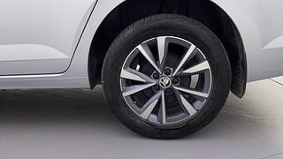 Used 2022 Skoda Slavia Style 1.0L TSI AT Petrol Automatic tyres LEFT REAR TYRE RIM VIEW