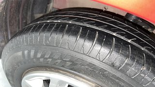 Used 2015 Maruti Suzuki Celerio VXI Petrol Manual tyres LEFT FRONT TYRE TREAD VIEW