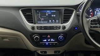 Used 2017 Hyundai Verna [2017-2020] 1.6 VTVT SX (O) Petrol Manual interior MUSIC SYSTEM & AC CONTROL VIEW