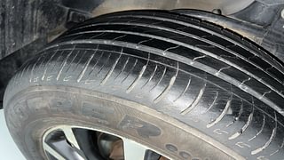 Used 2021 Mahindra XUV500 [2018-2021] W11 AT Diesel Automatic tyres LEFT REAR TYRE TREAD VIEW