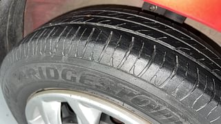 Used 2015 Maruti Suzuki Celerio VXI Petrol Manual tyres RIGHT FRONT TYRE TREAD VIEW