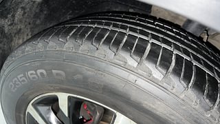 Used 2021 Mahindra XUV500 [2018-2021] W11 AT Diesel Automatic tyres LEFT FRONT TYRE TREAD VIEW