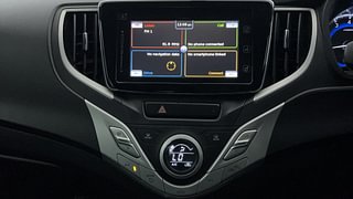 Used 2018 Maruti Suzuki Baleno [2015-2019] Alpha AT Petrol Petrol Automatic interior MUSIC SYSTEM & AC CONTROL VIEW
