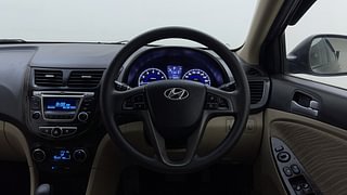 Used 2015 Hyundai Fluidic Verna 4S [2015-2017] 1.6 VTVT S (O) AT Petrol Automatic interior STEERING VIEW