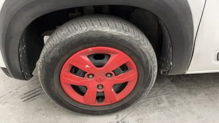 Used 2018 Renault Kwid [2015-2019] 1.0 RXT AMT Petrol Automatic tyres LEFT FRONT TYRE RIM VIEW