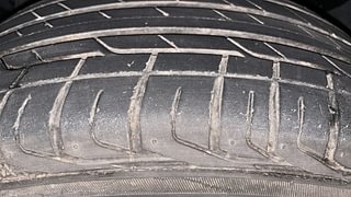 Used 2022 Tata Nexon XZ Plus S Petrol Manual tyres LEFT FRONT TYRE TREAD VIEW
