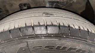Used 2021 Kia Seltos GTX Plus AT D Diesel Automatic tyres LEFT FRONT TYRE TREAD VIEW