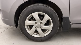 Used 2015 Maruti Suzuki Celerio ZXI Petrol Manual tyres LEFT FRONT TYRE RIM VIEW