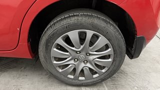 Used 2017 Maruti Suzuki Baleno [2015-2019] Zeta AT Petrol Petrol Automatic tyres LEFT REAR TYRE RIM VIEW