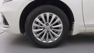 Used 2022 Maruti Suzuki Ciaz Zeta Petrol Petrol Manual tyres LEFT FRONT TYRE RIM VIEW