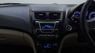 Used 2015 Hyundai Fluidic Verna 4S [2015-2017] 1.6 VTVT S (O) AT Petrol Automatic interior MUSIC SYSTEM & AC CONTROL VIEW