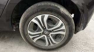 Used 2023 Tata Tiago Revotron XT Petrol Manual tyres LEFT REAR TYRE RIM VIEW