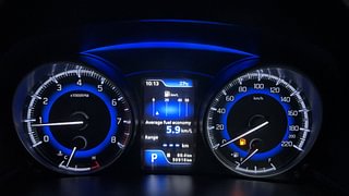 Used 2018 Maruti Suzuki Baleno [2015-2019] Alpha AT Petrol Petrol Automatic interior CLUSTERMETER VIEW