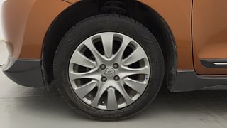 Used 2018 Maruti Suzuki Baleno [2015-2019] Alpha AT Petrol Petrol Automatic tyres LEFT FRONT TYRE RIM VIEW