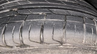 Used 2022 Tata Nexon XZ Plus S Petrol Manual tyres LEFT REAR TYRE TREAD VIEW