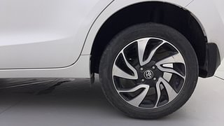 Used 2021 Toyota Glanza [2019-2022] G CVT Petrol Automatic tyres LEFT REAR TYRE RIM VIEW