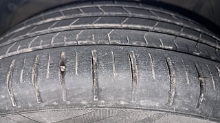 Used 2021 Toyota Glanza [2019-2022] G CVT Petrol Automatic tyres LEFT FRONT TYRE TREAD VIEW