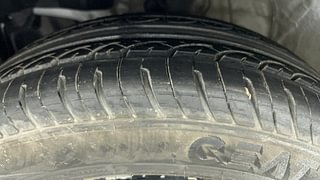 Used 2015 honda Jazz V Petrol Manual tyres LEFT FRONT TYRE TREAD VIEW