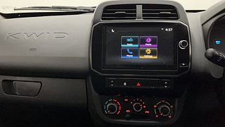 Used 2020 Renault Kwid 1.0L RXT (O) AMT SCE Petrol Automatic interior MUSIC SYSTEM & AC CONTROL VIEW