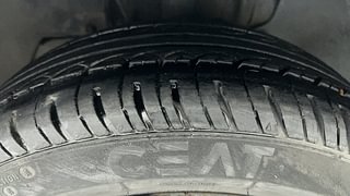 Used 2019 Tata Tiago [2016-2020] Revotron XZA AMT Petrol Automatic tyres LEFT FRONT TYRE TREAD VIEW