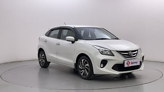 Used 2021 Toyota Glanza [2019-2022] G CVT Petrol Automatic exterior RIGHT FRONT CORNER VIEW